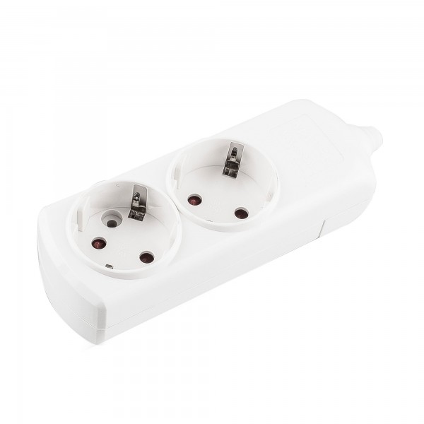 Base onlex blanca 2 tomas sin cable