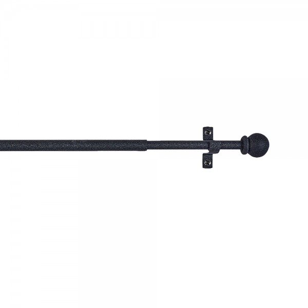 Portavisillo extensible deco esfera negro, 50 - 75 cm