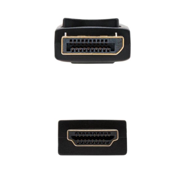 Nanocable cable conversor dp a hdmi negro 10m